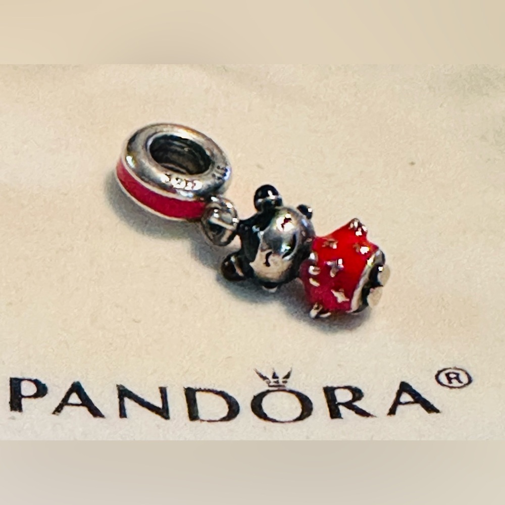Authentic Retired Pandora Sterling Silver Chinese Doll from CNY 2015 791431ENMX - Picture 4 of 8